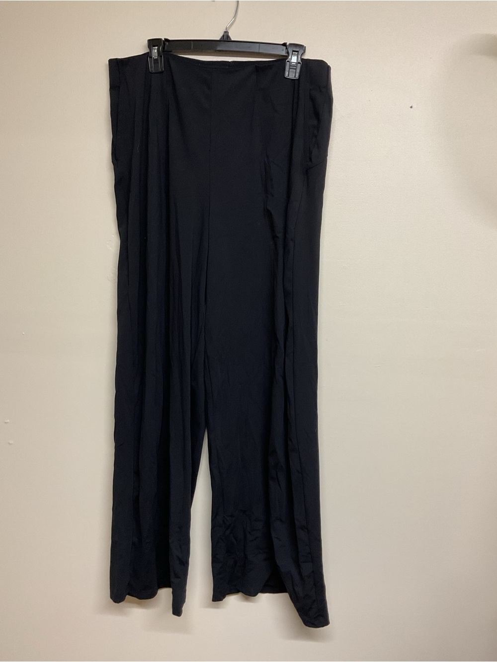 Effortless Black Wide-Leg Women's Pants